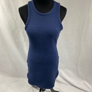 EleVen by Venus Williams Skater Rib Dress Tennis Racer Back Buttons On Side XS
